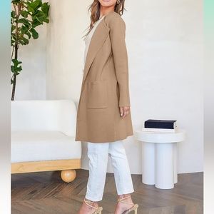 Open Front Knit Cardigan